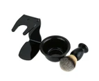 Shaving Brush Mug Rack Holder Bowl Tool Set