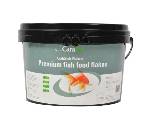 Cara Pet Goldfish Fish Food Flakes Bulk Pack 500g