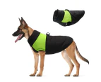Winter Warm Pet Jacket Coat For Middle Large Dogs-L-Green