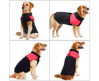 Winter Warm Pet Jacket Coat For Middle Large Dogs-L-Red
