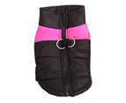 Winter Warm Pet Jacket Coat For Middle Large Dogs-XL-Pink