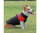 Winter Warm Pet Jacket Coat For Middle Large Dogs-4XL-Red