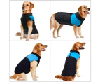 Winter Warm Pet Jacket Coat For Middle Large Dogs-5XL-Blue