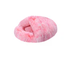 Charlie's Fur Faux Igloo Cat Cave Ombre Pink