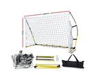 Everfit 2.4m Football Soccer Net Portable Goal Net Rebounder Sports Training