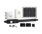 LockMaster Swing Gate Opener Automatic Full Solar Power Kit Remote Control 600KG