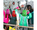 Warm Tactical 3 Hole Full Face Ski Winter Cap Balaclava Hoodie - Red