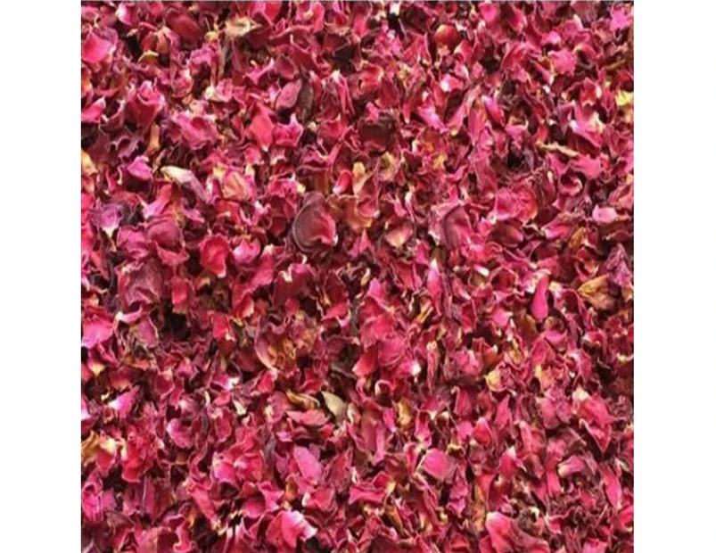 Vacuum Packed Soap Candle Bath Craft Dried Organic Flower Petal - Red Rose