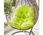 Outdoor Hanging Hammock Padded Seat for Egg Chair Sofa - Green