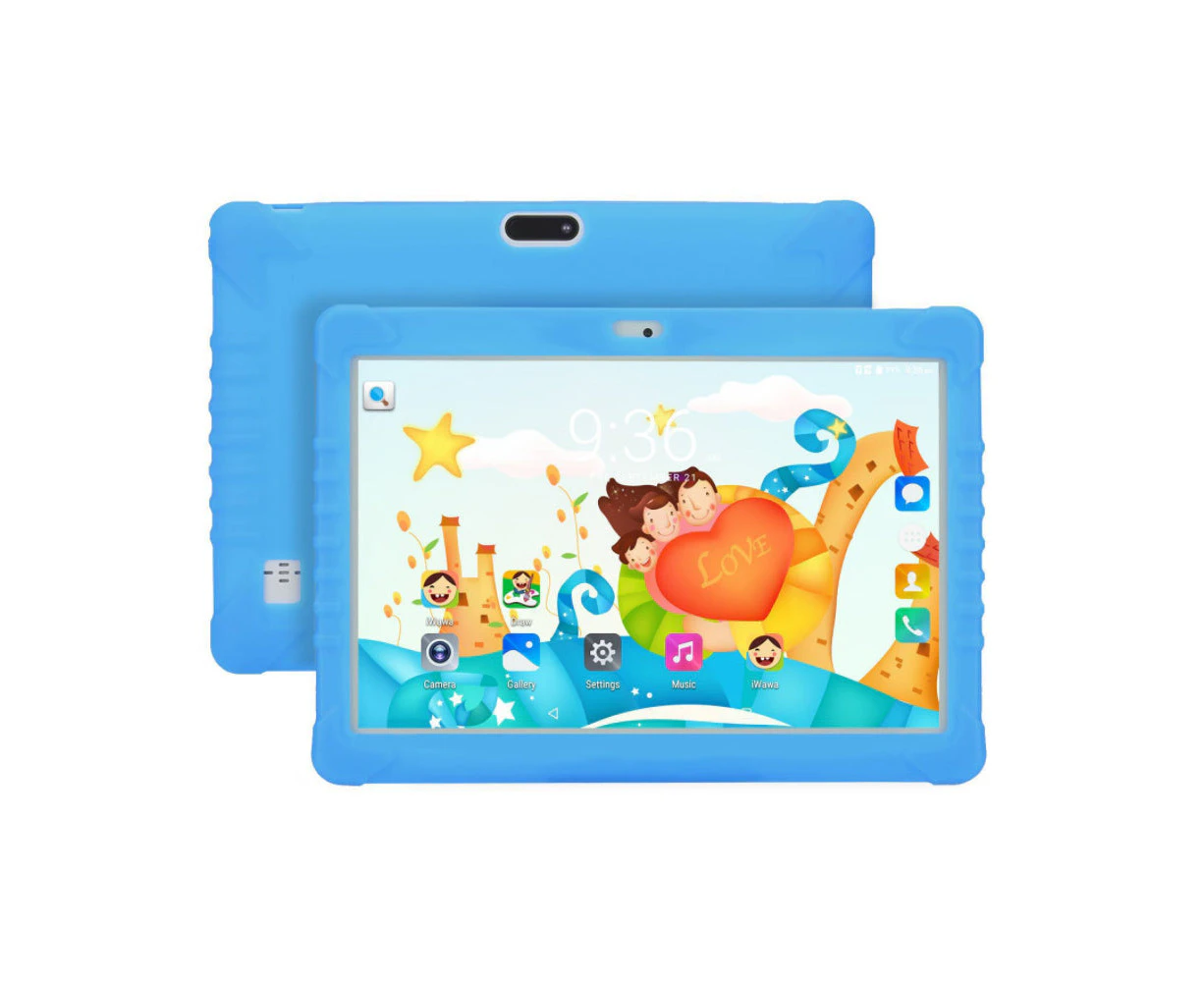 Kids 10.1 inch Smart Touch Tablet with Case - Blue