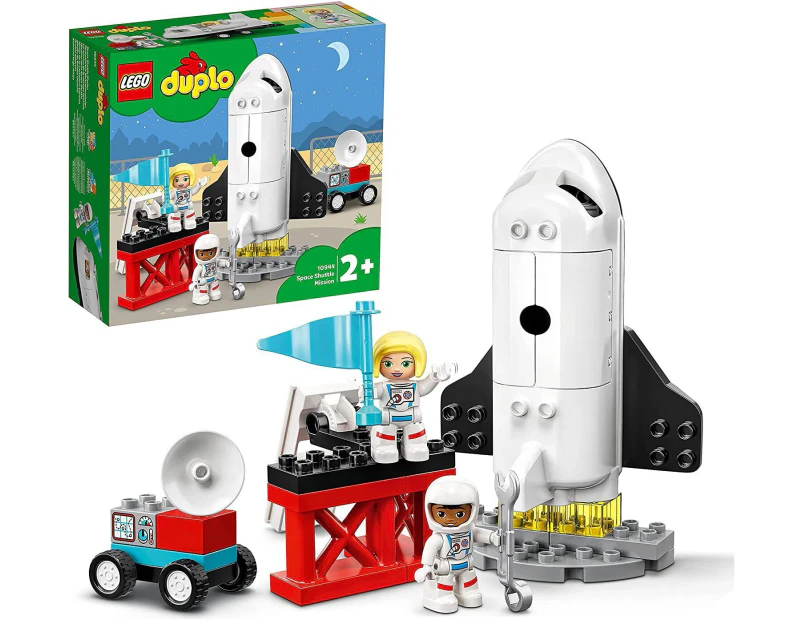LEGO 10944 DUPLO Town Space Shuttle Mission Rocket Toy Set Astronaut Toddle