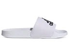 Adidas Unisex Adilette Shower Slides - Cloud White/Core Black