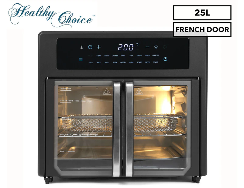 Healthy Choice 23L Convection Air Fryer Oven - Black - Online