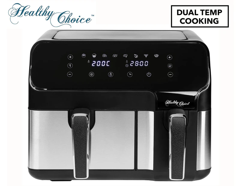 Healthy Choice 10L Digital Dual-Zone Air Fryer