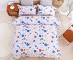 Dreamaker Cotton Sateen Quilt Cover Set - Summer Print