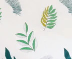 Dreamaker Cotton Sateen Quilt Cover Set - Fern Print