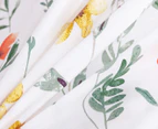Dreamaker Cotton Sateen Quilt Cover Set - Daisy Print