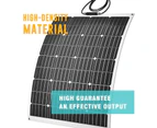 Flexible Solar Panel Kit Generator Camping Power Charger Regulator