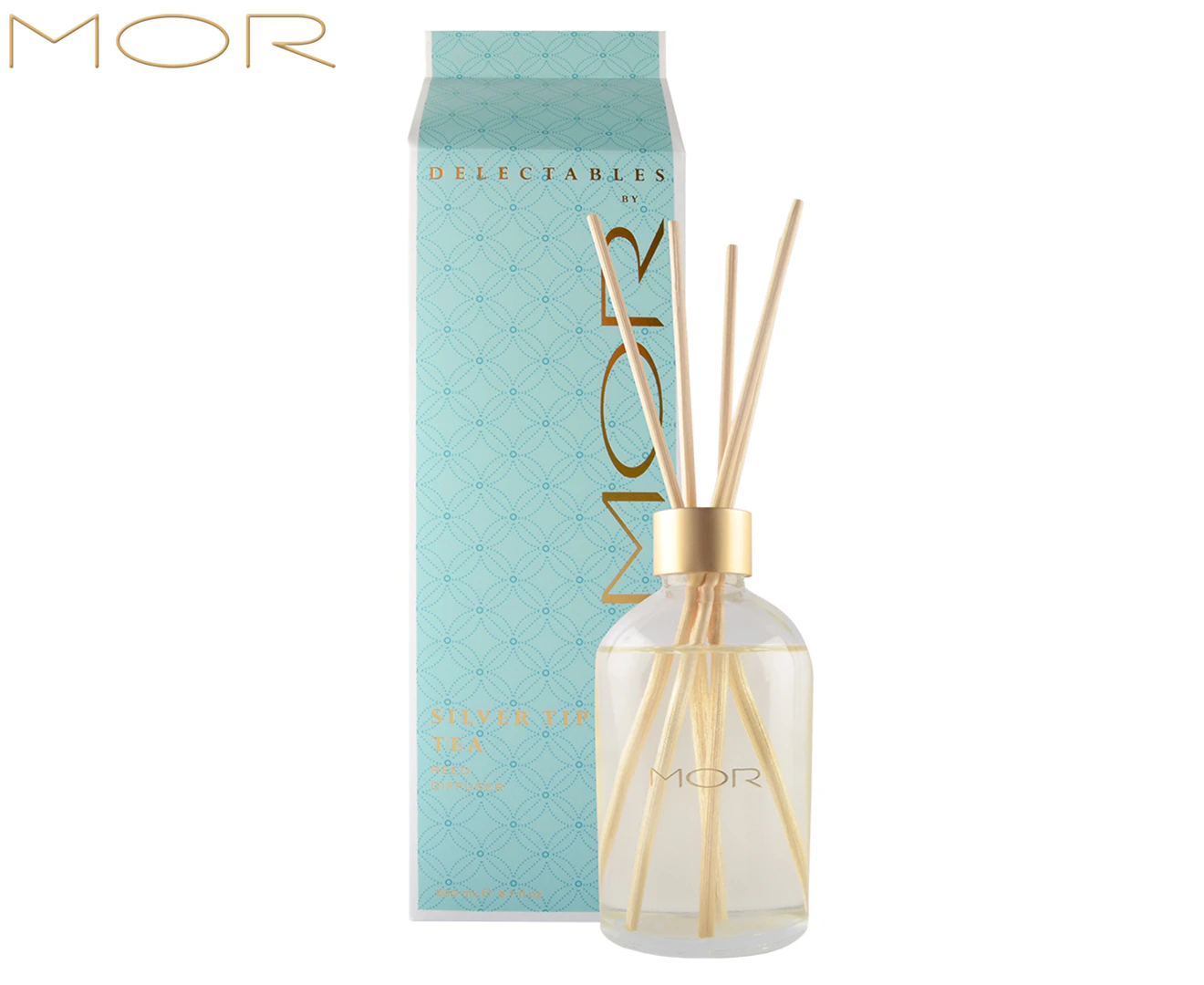 MOR Delectables Silver Tip Tea Reed Diffuser 200mL