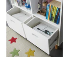 ALL 4 KIDS White Ivy Low Kids Bookcase Storage Unit