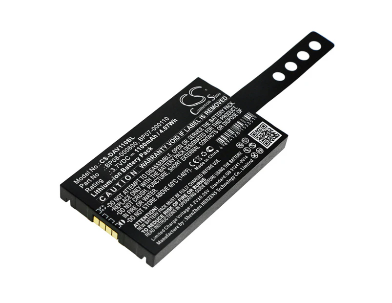 Datalogic Memor NFP/BP08-00011A/BP07-000110 Mobile Handheld Computer Replacement Battery