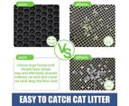 BJWD Double-Layer Cat Litter Mat Waterproof Trapper Foldable Pad Pet Rug Home Urine 47x61cm