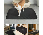 Large Cat Litter Mat Waterproof Urine Pad Kitty Box Rug Trapping Sifting Mats