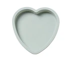 Cake Mold Round Love Heart Pattern Silicone 6 Inch Baking Pastry Mould for Kitchen-Blue Love Heart