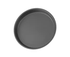Heat-resistant Pizza Plate Non-stick Carbon Steel Anti-scratch Wide Application Heating Pan for Home-Black - Black