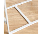 Drainage Tableware Rack Anti-rust Storage Organizer Moisture-proof Anti-slip Dish Rack Kitchen Supplies-White - White