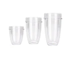 18/24/32oz Plastic Transparent Juicer Cup Mug Replacement for 600/900W NUTRI