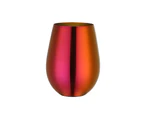 304 Stainless Steel Wine Glasses Coffee Drink Beverage Beer Drinkware Water Cup-Red
