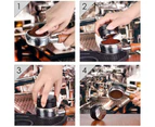 58mm Stainless Steel Coffee Powder Grinder Espresso Press Tamper Bean Hammer-Coffee 3