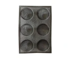 6 Grid Bread Mold Non-stick Silicone Baking Mould Kitchen Bakeware DIY Supply