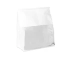 50Pcs Toast Bag Iron Wire Sealing Open Window Transparent Cotton Paper Bread Packaging Pouch for Party