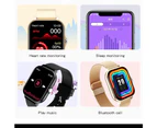 IDA Smart Watch Bluetooth Full Touch Heart Rate Fitness Tracker