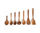 Non-Stick Teakwood Wooden Spatula Spoon Household Kitchen Utensils Kitchenware-2