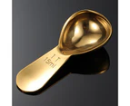 Measuring Spoon Lustrous Food Grade Ergonomic Easy Clean Measuring Teaspoon Kitchen Supplies-Golden - Golden