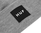 HUF Essentials Box Logo Beanie - Grey Heather