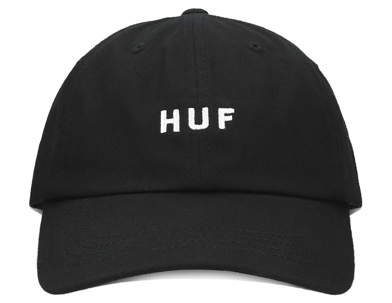 HUF Essentials OG Logo Curved Visor Cap - Black