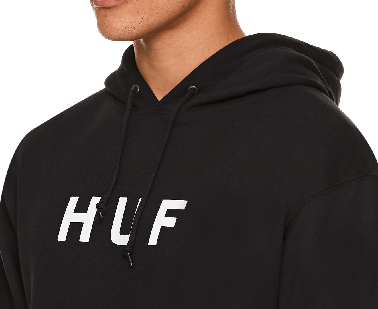 HUF Huf Essentials Og Logo Pullover Hoodie Brown M