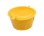 Plastic Reusable Refillable Coffee Filter Capsule Cup for Dolce Gusto Nescafe-Yellow