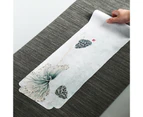 Dish Rag Hand Painted Chinese-style Waterproof Table Decor Dish Cloth Tea Towel for Home-B