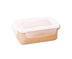 280/380ml Portable Transparent Sealed Lunch Box Food Bento Storage Container-Pink - Pink