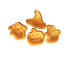 4Pcs Halloween Pumpkin Ghost Fondant Cake Biscuit Cutter Plunger Cookies Mold