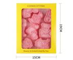 1 Set Couples Pattern Cookie Cutters DIY PP Valentines Day Biscuit Molds Kitchen Tools
