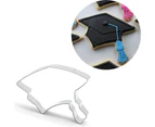 1 Set Cookie Cutters DIY Non-stick Stainless Steel Academic Dress Biscuit Molds Kitchen Accessories