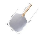 Removable Pizza Cake Turning Shovel Peel Kitchen Supplies with Foldable Handle