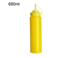 Ketchup Sauces Mustard Condiment Bottle Squirt Squeeze Dispenser Kitchen Tool-Yellow - Yellow