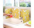 Baffle Plate Cartoons Animal Print Grease Proof Aluminum Foil Gas Stove Folding Foil Cover for Kitchen-2